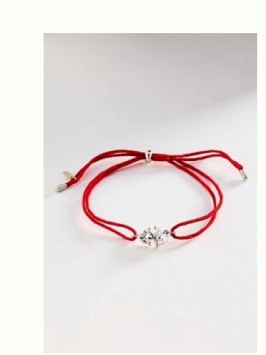Anthropologie Jewelry - Anthropologie Crystal Cord Bracelet